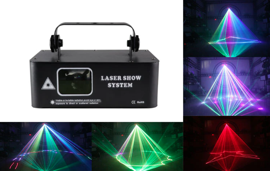 השכרת תאורת לייזר למסיבה RGB laser show system