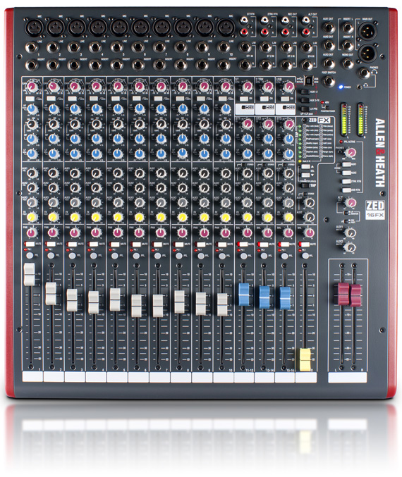 תמונת מוצר להשכרת מיקסר Allen & Heath ZED-16FX  חייגו 0515998856