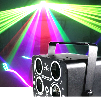 השכרת לייזר 6 עדשת RGB לייזר אור DMX LED