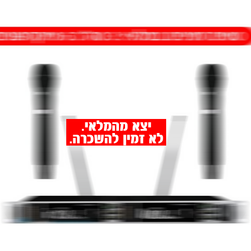 תמונת מוצר להשכרת זוג מיקרופונים אלחוטיים SEER חייגו 051-599-8856